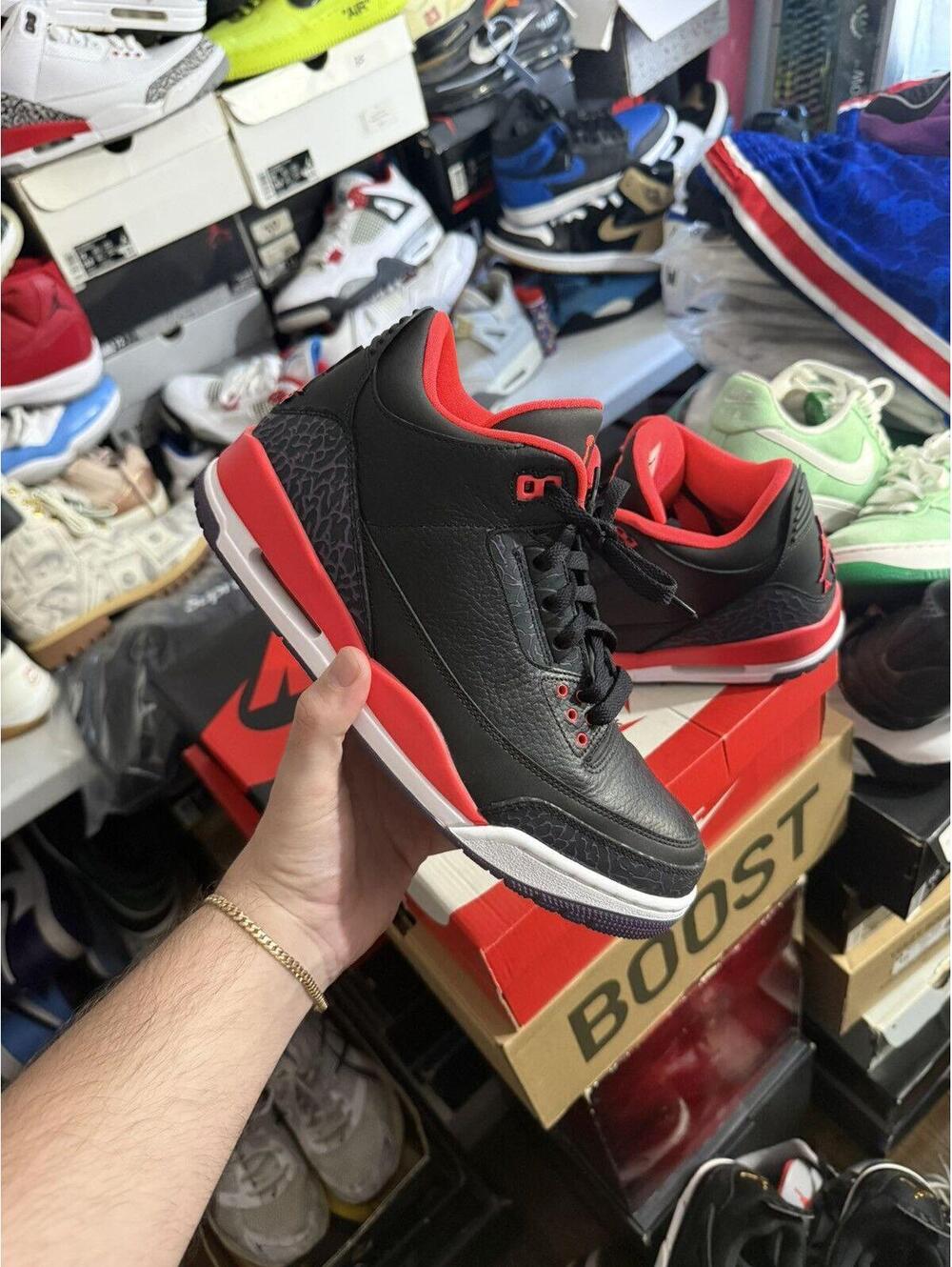 Jordan retro 3 crimson sz 9.5